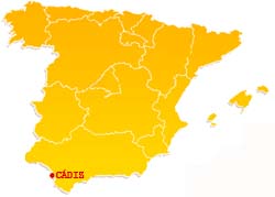 Cádiz map
